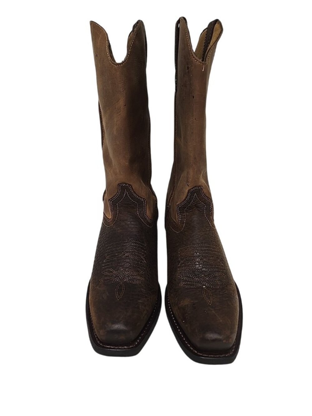 Laredo Men's 68449 Gilly Cowboy Western Boot Square Toe Brown Size 9D - Picture 5 of 7